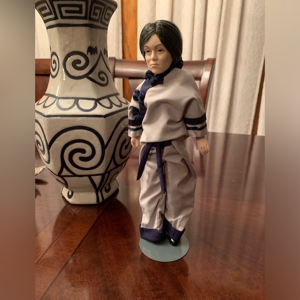 All God’s Children Collectibles Chinese Male Doll with stand in box. - Picture 6 of 8